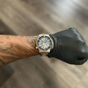 CITIZEN MEN’S PROMASTER AUTOMATIC DIVE TWO-TONE STAINLESS STEEL 44MM WATCH